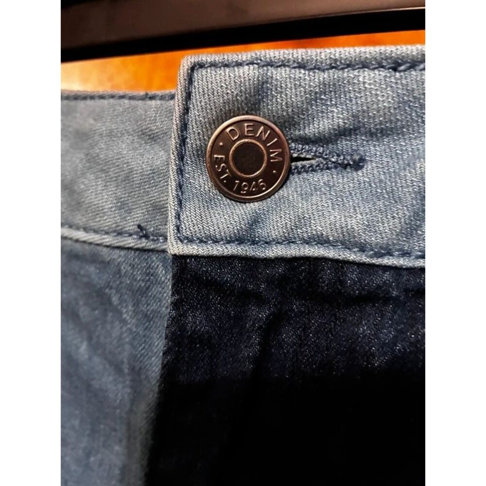 Est 1946 Denim Womens Skirt Maxi panels raw hem size 14 - Picture 3 of 11